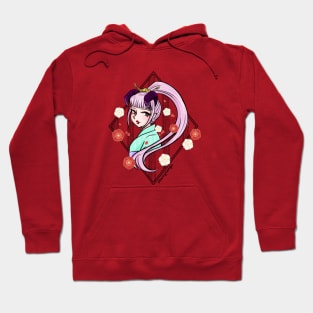 Pink Oni Girl Hoodie